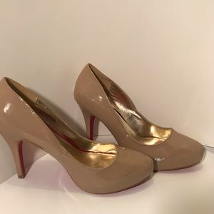 Patent Leather Hidden Platform Heel